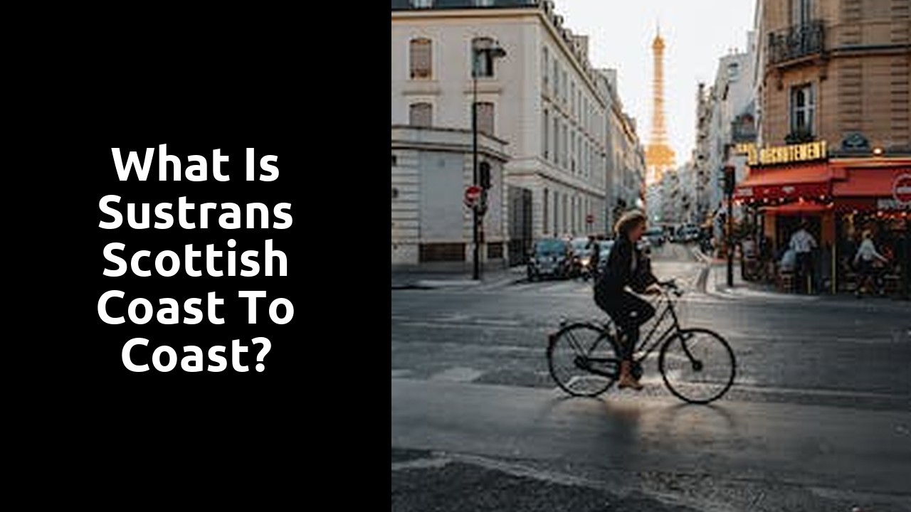 What is Sustrans Scottish coast to coast?