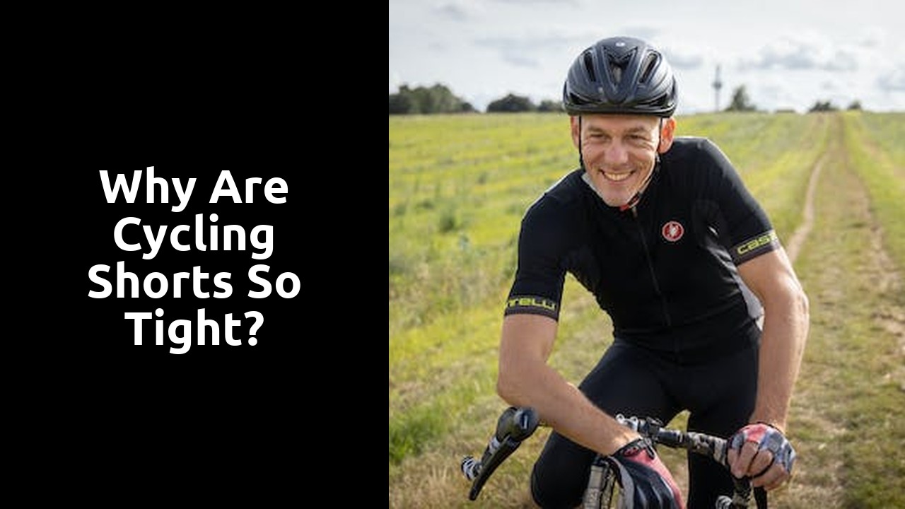Why are cycling shorts so tight?
