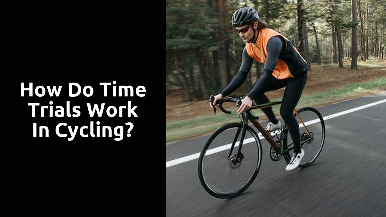 How do time trials work in cycling?
