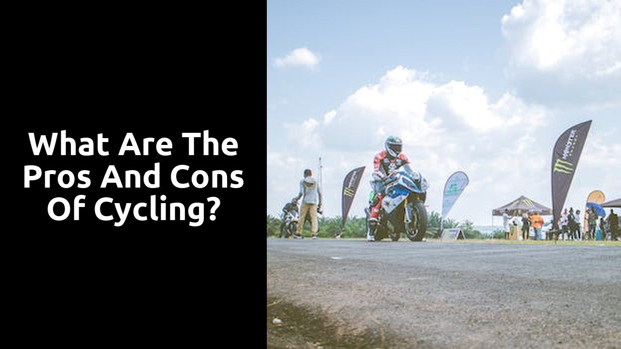 What are the pros and cons of cycling?
