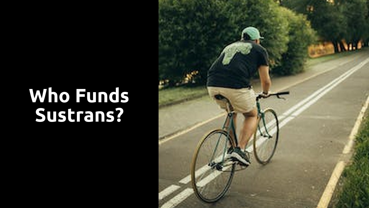 Who funds Sustrans?